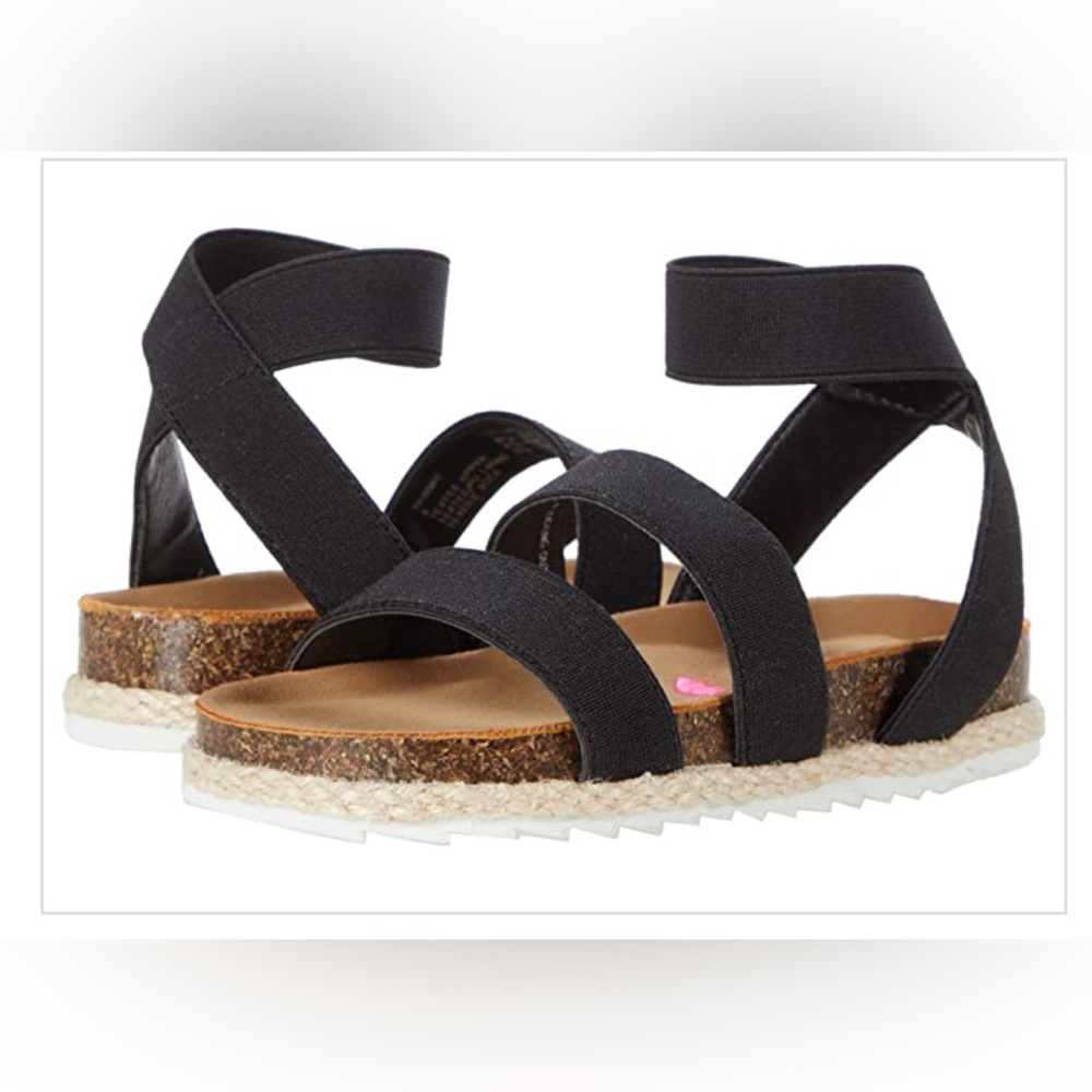 Steve Madden Little Girls Elastic Strap Fashion Sandals